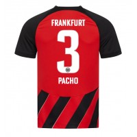 Pánský Fotbalový dres Eintracht Frankfurt Willian Pacho #3 2023-24 Domácí Krátký Rukáv